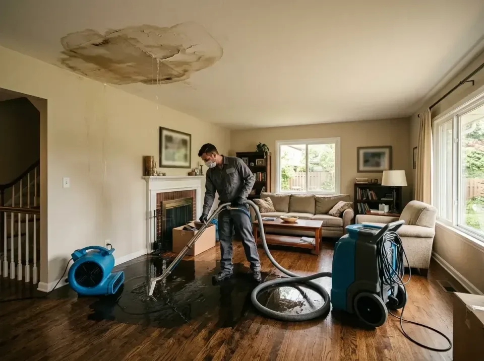 attic-pipe-burst-ceiling-drip-008 — frequently asked questions, Water Damage Restoration & Carpet Care in Gluckstadt, MS